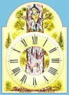 Faller-Uhren Motiv Balzer Hergott in Gtenbach in einer Buche eingewachsene Christusfigur 